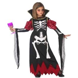 Disfraz  Vampiresa Esqueleto infantil