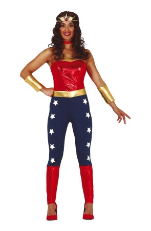 Disfraz de Wonder Woman Económico adulta