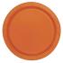 20 platos pequeños naranjas (18 cm) - Línea Colores Básicos