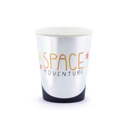 6 vasos "Space Adventure" de papel - Space Party