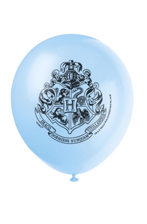 8 globos variados Harry Potter (30cm) - Hogwarts Houses