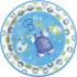 8 platos It's a Girl! (23 cm) - Blue Clothesline Baby Shower