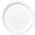 8 platos blancos (23 cm) - Línea Colores Básicos