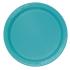 8 platos color azul aguamarina (23 cm) - Línea Colores Básicos