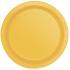 8 platos pequeños amarillos (18 cm) - Línea Colores Básicos