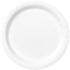 8 platos pequeños blancos (18 cm) - Línea Colores Básicos