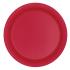 8 platos pequeños rojos medianos (18 cm) - Línea Colores Básicos