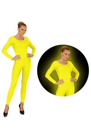 Body amarillo fluorescente para mujer
