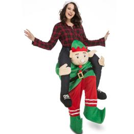 Disfraz a hombros de elfo navideño para adulto