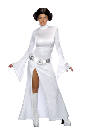 Disfraz de Princesa Leia blanca sexy
