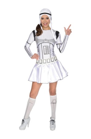 Disfraz de Stormtrooper falda para mujer