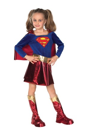 Disfraz de Supergirl niña Deluxe