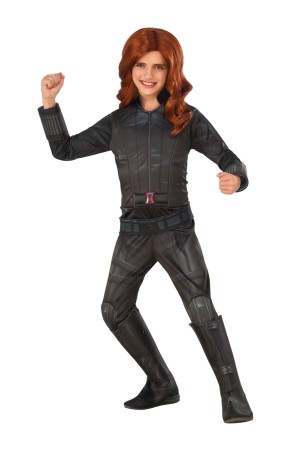Disfraz de Viuda Negra Capitán América Civil War deluxe para niña ^