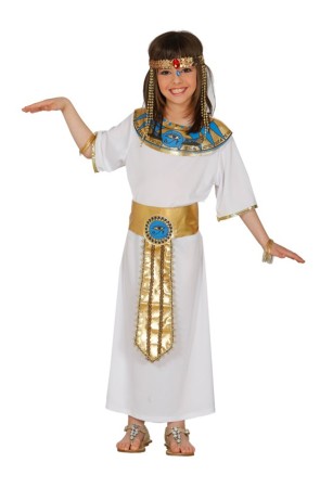 Disfraz de egipcia milenaria para niña