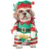 Disfraz de elfo navideño travieso para perro