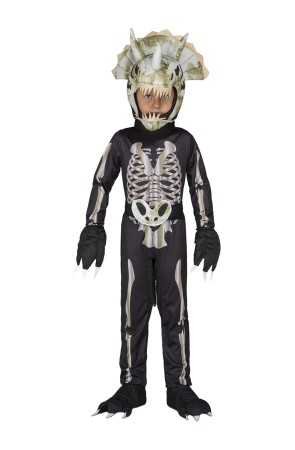 Disfraz de esqueleto de dinosaurio para niño