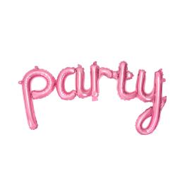 Globo foil "Party" rosa