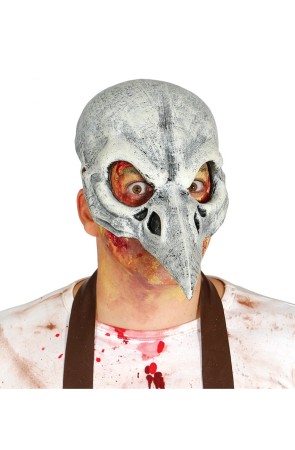 Máscara de calavera de cuervo para adulto