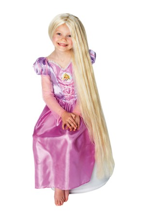 Peluca Rapunzel para niña