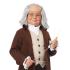 Peluca de Benjamin Franklin para niño