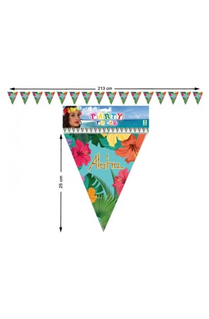 Banderines Fiestas Hawainas Aloha 213 cms