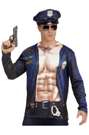 Camisa Policía Sexy para adulto