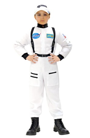 Disfraz  Astronauta Luxe Blanco niño
