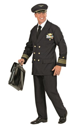 Disfraz  Piloto Comandante para adulto