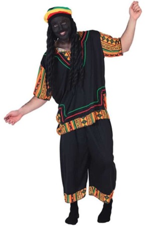 Disfraz  Rastafari Fumao talla Adulto