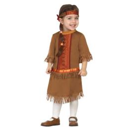 Disfraz Bebé India Sioux niña
