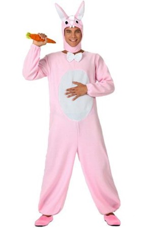 Disfraz Conejo Rosa para adultos