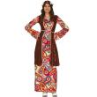 Disfraz de Hippie con Vestido Largo para Mujer **