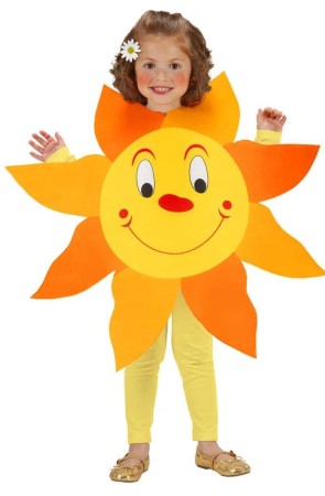 Disfraz de Sol infantil talla 4 a 5 años