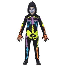 Disfraz Esqueleto Colorido talla infantil.
