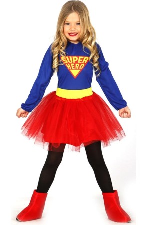 Disfraz niña Super Girl.