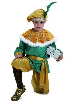 Disfraz infantil Paje Real Reyes Magos.