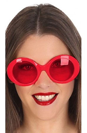 Gafas Años 70 Mega Fashion Roja