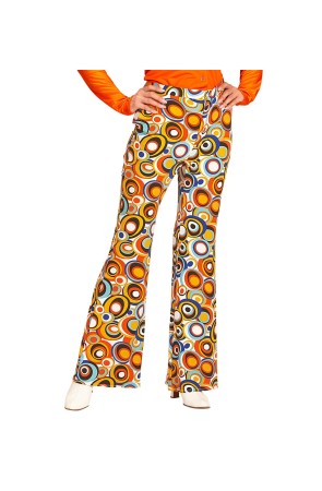 Pantalones de Mujer Años 70 Groovy Bubbles