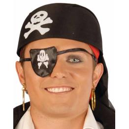 Sombrero de Pirata Tela Negro